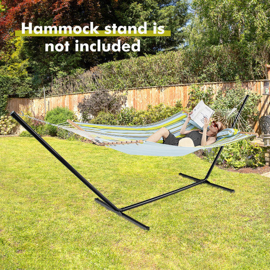 Patio Hammock Foldable Portable Swing Chair Bed with Detachable Pillow LuxuryLifeWay Online Store