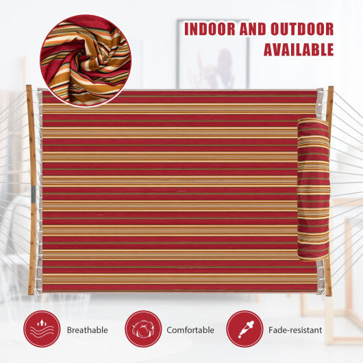Outdoor Hammock with Detachable Pillow-Red LuxuryLifeWay Online Store