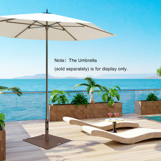 50 LBS Weighted 24 Inch Square Patio Umbrella Base LuxuryLifeWay Online Store