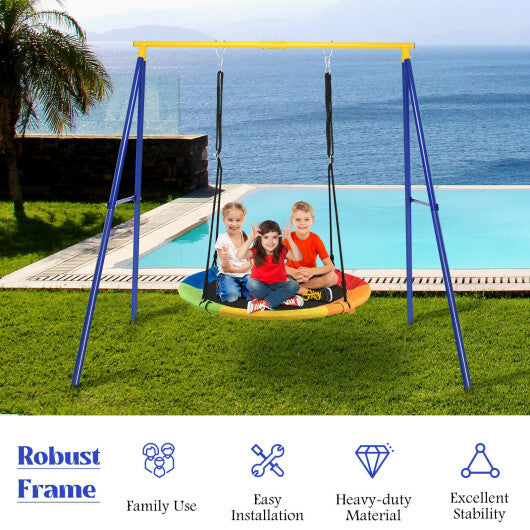 Extra Large Heavy Duty A-Frame Steel Swing Stand LuxuryLifeWay Online Store