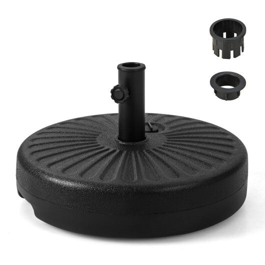 20 Inch Fillable Heavy-Duty Round Umbrella Base Stand LuxuryLifeWay Online Store