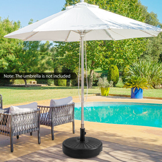 20 Inch Fillable Heavy-Duty Round Umbrella Base Stand LuxuryLifeWay Online Store