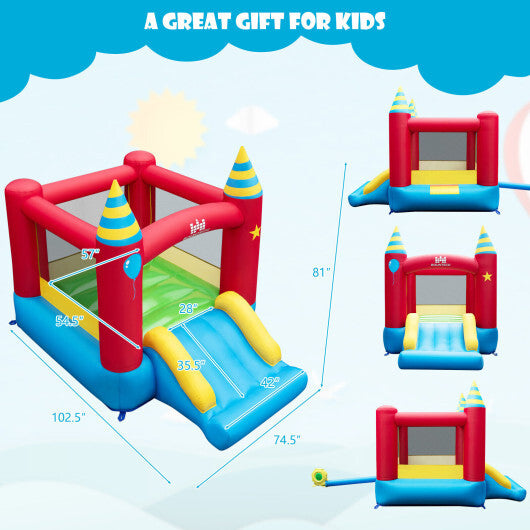 Kids Inflatable Bounce Castle Excluded Blower LuxuryLifeWay Online Store