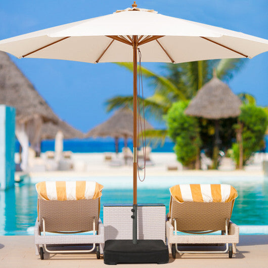 Fillable Umbrella Base with 2 Sandbags and Dust-proof Cover LuxuryLifeWay Online Store