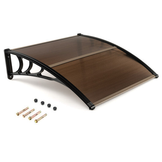 Outdoor Front Door Patio Overhang Awning for Sunlight Rain Snow Wind Protection-40 x 40 Inch LuxuryLifeWay Online Store