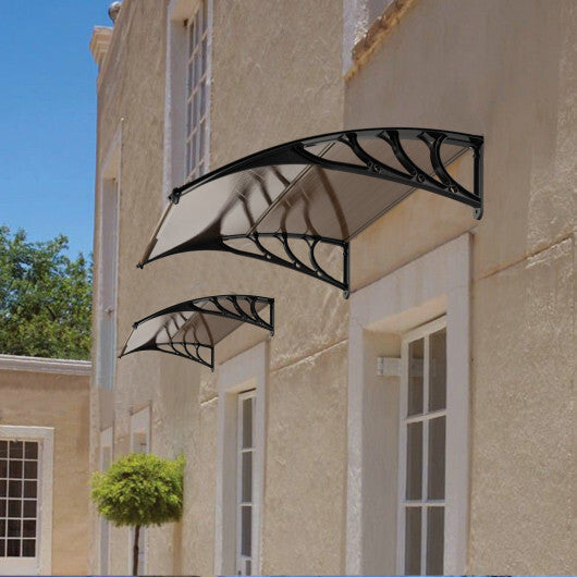 Outdoor Front Door Patio Overhang Awning for Sunlight Rain Snow Wind Protection-40 x 40 Inch LuxuryLifeWay Online Store