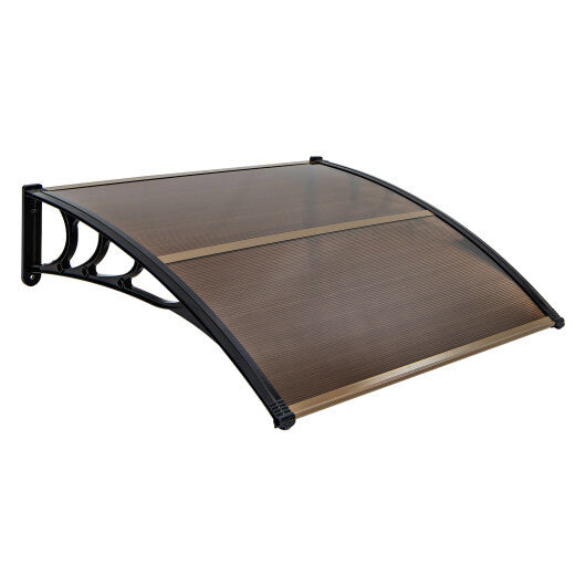 Outdoor Front Door Patio Overhang Awning for Sunlight Rain Snow Wind Protection-40 x 40 Inch LuxuryLifeWay Online Store