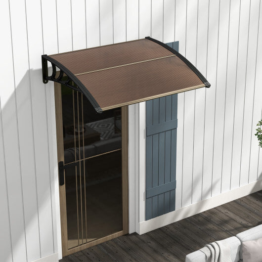 Outdoor Front Door Patio Overhang Awning for Sunlight Rain Snow Wind Protection-40 x 40 Inch LuxuryLifeWay Online Store