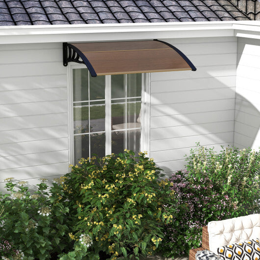 Outdoor Front Door Patio Overhang Awning for Sunlight Rain Snow Wind Protection-40 x 40 Inch LuxuryLifeWay Online Store