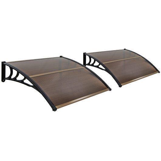Outdoor Front Door Patio Overhang Awning for Sunlight Rain Snow Wind Protection-40 x 40 Inch LuxuryLifeWay Online Store