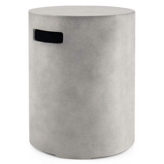 Outdoor Weather Resistant Tank Hideaway Table Fits Standard 20 LBS Propane Gas Tank for Fire Pits LuxuryLifeWay Online Store