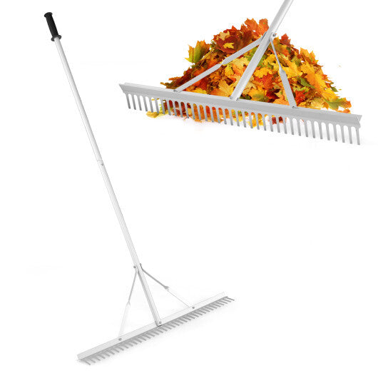Aluminum Rake with 36 Inch Wide Rake Head and 68 Inch Long Handle LuxuryLifeWay Online Store