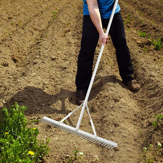 Aluminum Rake with 36 Inch Wide Rake Head and 68 Inch Long Handle LuxuryLifeWay Online Store