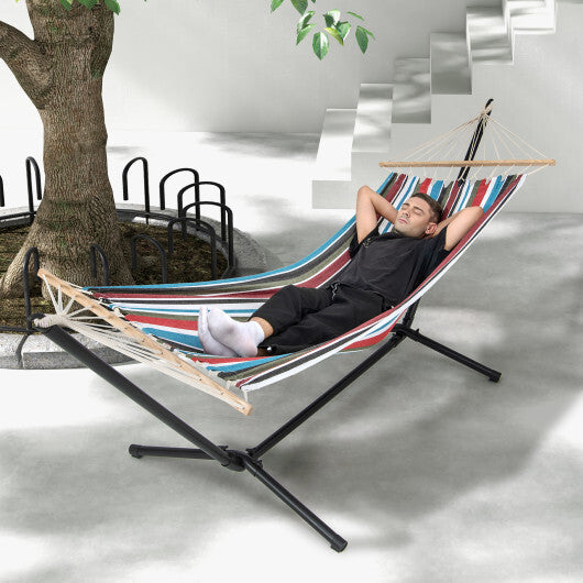 Hammock with Stand and Carrying Case-Multicolor LuxuryLifeWay Online Store