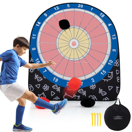 Large Dart Board for Kids with 4 Kick Balls-Red LuxuryLifeWay Online Store