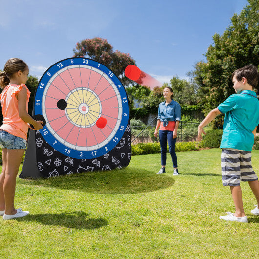 Large Dart Board for Kids with 4 Kick Balls-Red LuxuryLifeWay Online Store