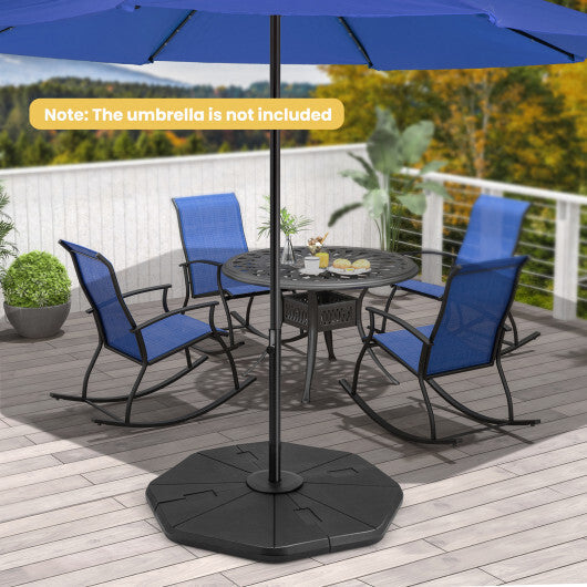 4-Piece Fillable Umbrella Base Stand for Garden Yard Poolside LuxuryLifeWay Online Store