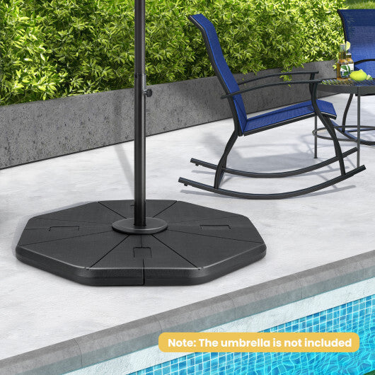 4-Piece Fillable Umbrella Base Stand for Garden Yard Poolside LuxuryLifeWay Online Store