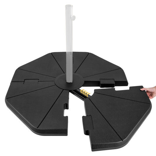 4-Piece Fillable Umbrella Base Stand for Garden Yard Poolside LuxuryLifeWay Online Store