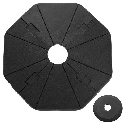 4-Piece Fillable Umbrella Base Stand for Garden Yard Poolside LuxuryLifeWay Online Store