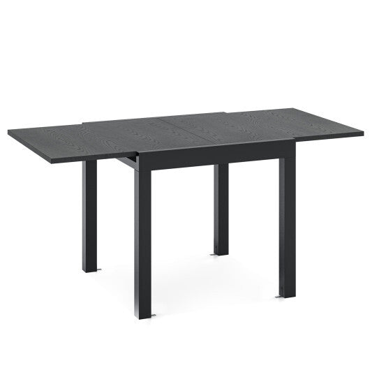 31.5 inches-63 inches Adjustable Patio Expandable Dining Table for 4-6 Person-Gray LuxuryLifeWay Online Store