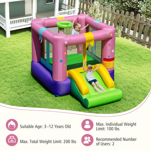 Inflatable Bounce House with Jumping Area for Indoor Outdoor Party LuxuryLifeWay Online Store