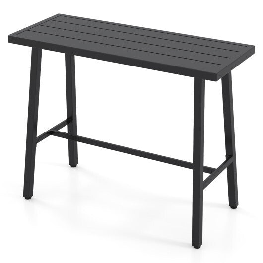 36 Inches Patio Counter Height Bar Table with Adjustable Foot Pads LuxuryLifeWay Online Store