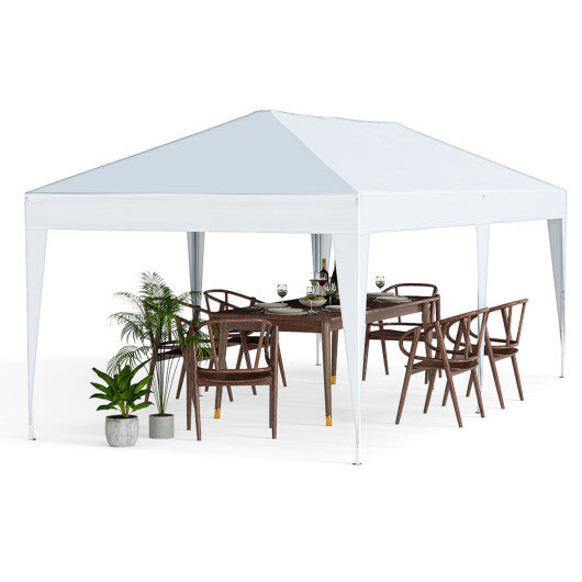 10 x 20 FT Pop up Canopy Tent with Carry Bag for Party BBQ-White LuxuryLifeWay Online Store