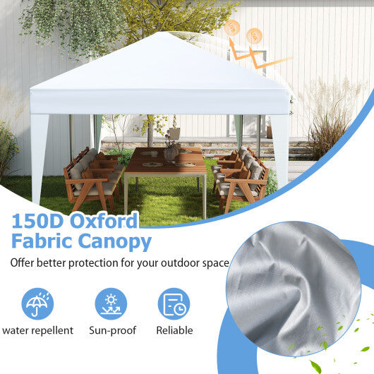 10 x 20 FT Pop up Canopy Tent with Carry Bag for Party BBQ-White LuxuryLifeWay Online Store
