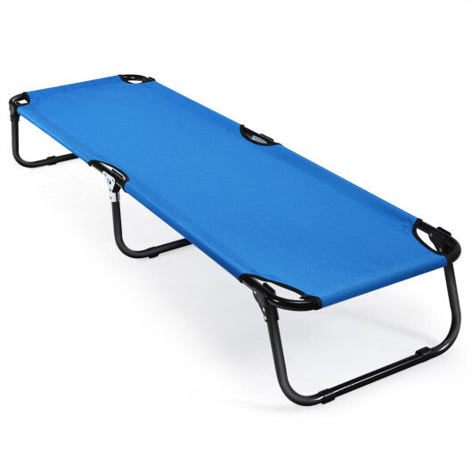 Folding Camping Bed Outdoor Portable Military Cot Sleeping Hiking LuxuryLifeWay Online Store