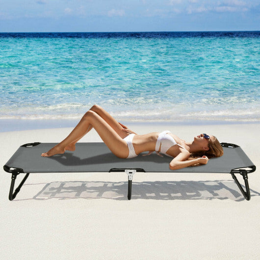 Folding Camping Bed Outdoor Portable Military Cot Sleeping Hiking LuxuryLifeWay Online Store