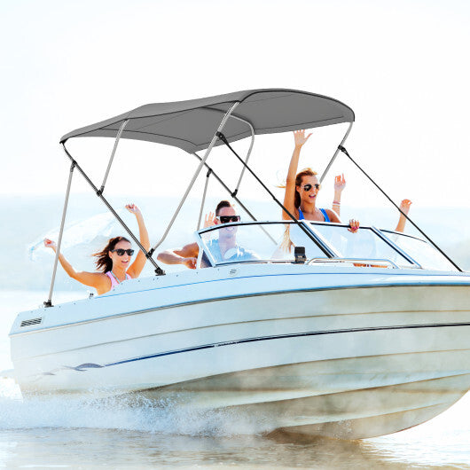3-Bow/4-Bow Boat Bimini Top Sun Shade Boat Canopy with Storage Boot-4-Bow LuxuryLifeWay Online Store
