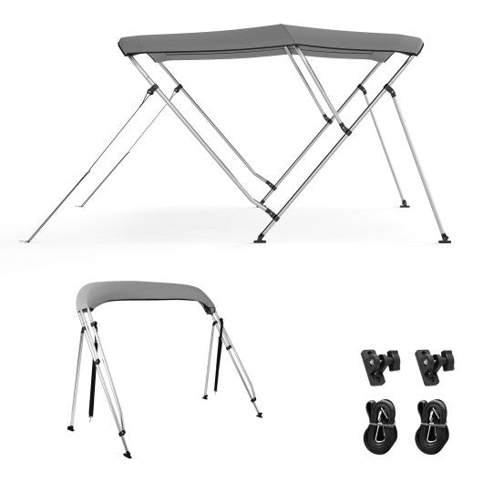 3-Bow/4-Bow Boat Bimini Top Sun Shade Boat Canopy with Storage Boot-4-Bow LuxuryLifeWay Online Store