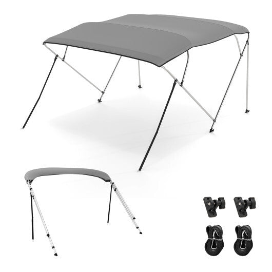 3-Bow/4-Bow Boat Bimini Top Sun Shade Boat Canopy with Storage Boot-4-Bow LuxuryLifeWay Online Store