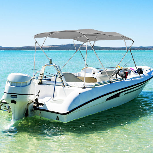 3-Bow/4-Bow Boat Bimini Top Sun Shade Boat Canopy with Storage Boot-4-Bow LuxuryLifeWay Online Store