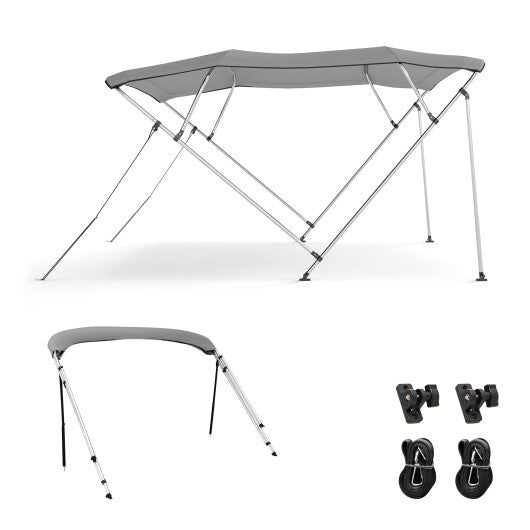 3-Bow/4-Bow Boat Bimini Top Sun Shade Boat Canopy with Storage Boot-4-Bow LuxuryLifeWay Online Store