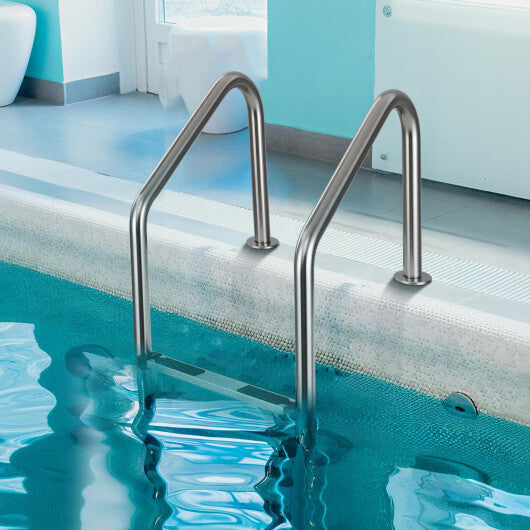 4-Step Inground Pool Ladder Stainless Steel Swimming Pool Ladder LuxuryLifeWay Online Store