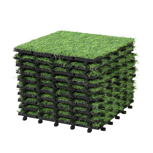 30 PCS Interlocking Artificial Grass Tiles LuxuryLifeWay Online Store