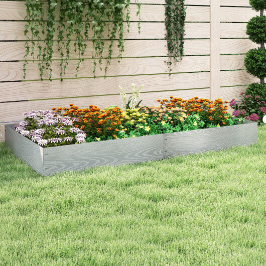 6-Pack 20 FT Galvanized Metal Landscape Edging for Lawn LuxuryLifeWay Online Store