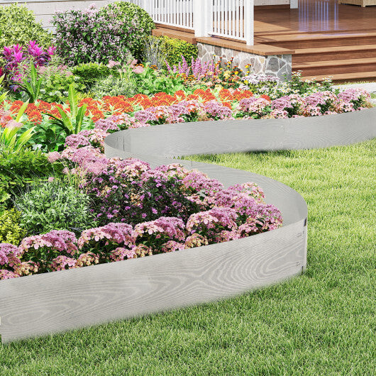 6-Pack 20 FT Galvanized Metal Landscape Edging for Lawn LuxuryLifeWay Online Store