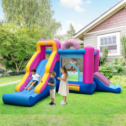 Inflatable Bounce House with Slides and Basketball Hoop (without Blower) LuxuryLifeWay Online Store