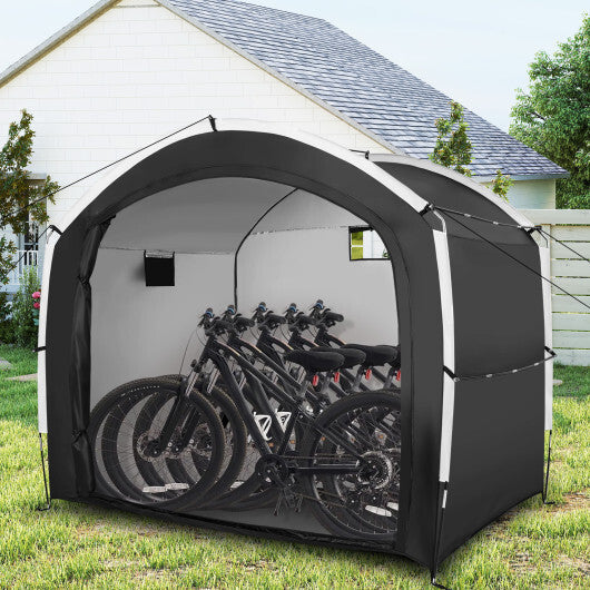 Bike Storage Shed Tent with PU4000MM Waterproof 210D Oxford Fabric for 5 Bikes LuxuryLifeWay Online Store