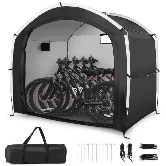 Bike Storage Shed Tent with PU4000MM Waterproof 210D Oxford Fabric for 5 Bikes LuxuryLifeWay Online Store
