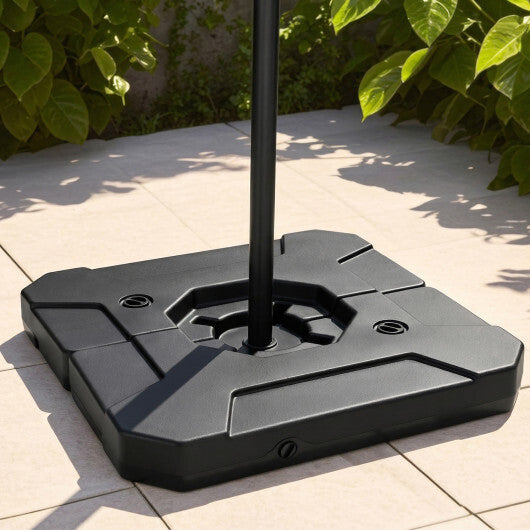 274 LBS Cantilever Patio Umbrella Base with Handles LuxuryLifeWay Online Store