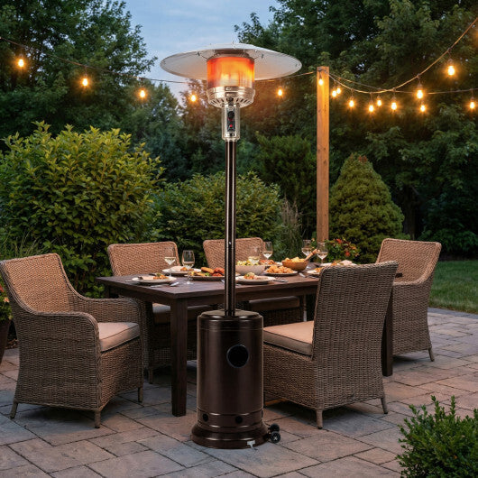 50 000 BTU Patio Propane Gas Heater with Stainless Steel Burner-Bronze LuxuryLifeWay Online Store