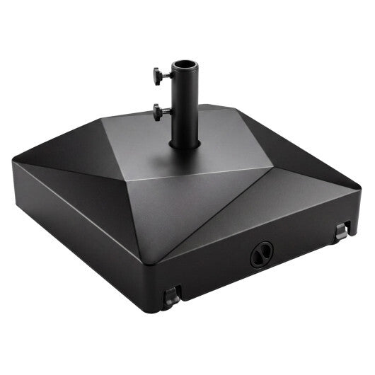 154lbs Mobile Fillable Patio Umbrella Base with 4 Wheels LuxuryLifeWay Online Store