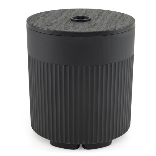 3-in-1 All-Weather Outdoor HDPE Umbrella Base with Water Bag and  2" Umbrella Hole for Patio-Black LuxuryLifeWay Online Store