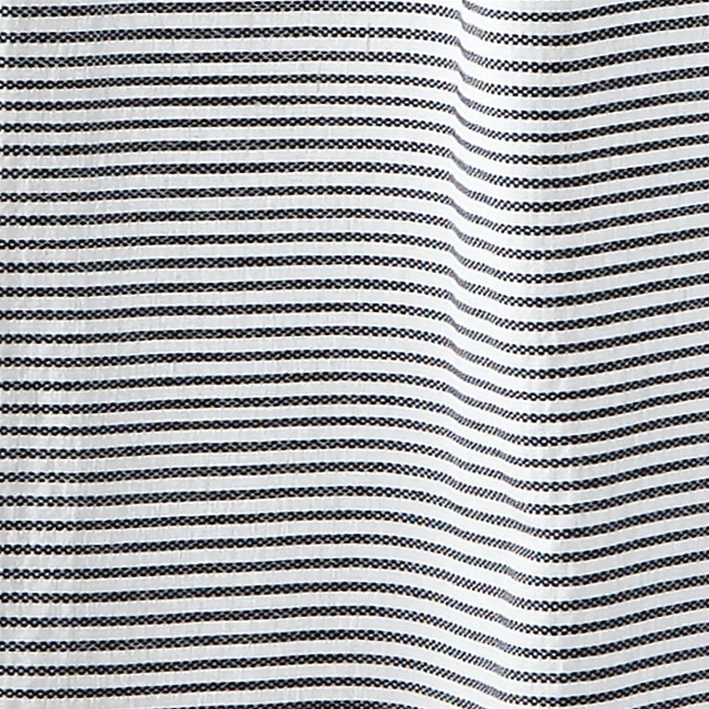 72-inch Navy and White Stripes Cotton Shower Curtain LuxuryLifeWay Online Store