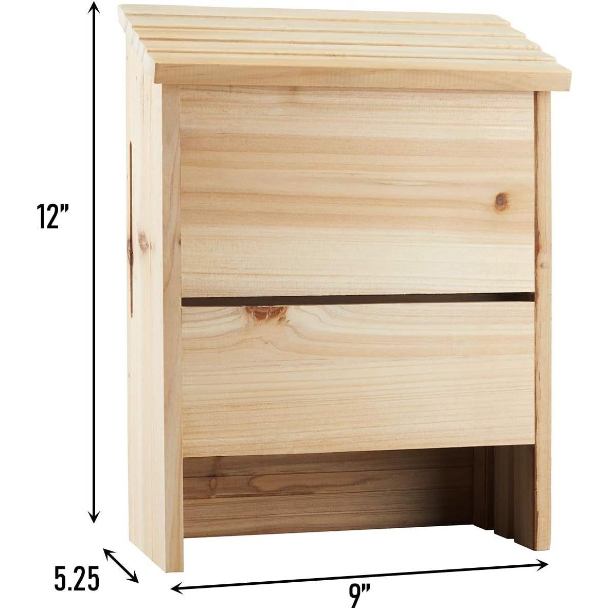 Outdoor Solid Cedar Wood Bat House - Holds up to 75 Bats LuxuryLifeWay Online Store