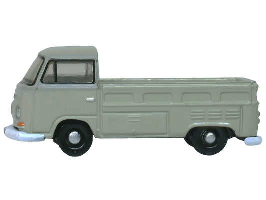 Volkswagen T2 Pickup Truck Light Gray 1/148 (N) Scale Diecast Model Car by Oxford Diecast LuxuryLifeWay Online Store